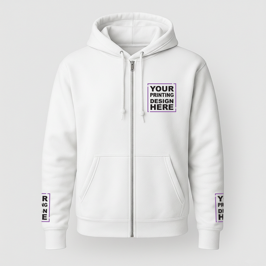 Full-Zip Hooded Sweatshirt | Gildan® 18600 Heavy Blend™