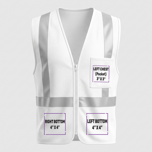 Safety Vest | CornerStone® CSV102 ANSI Class 2 Mesh Zippered