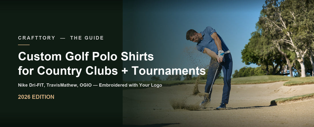 Best Custom Golf Polo Shirts for Country Clubs — CraftTory Guide