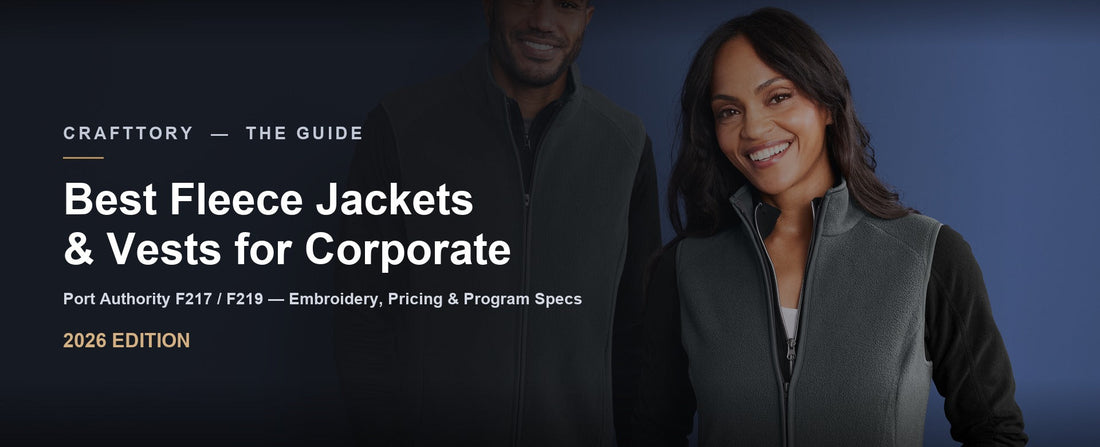 Best Fleece Jackets & Vests for Corporate — CraftTory Guide