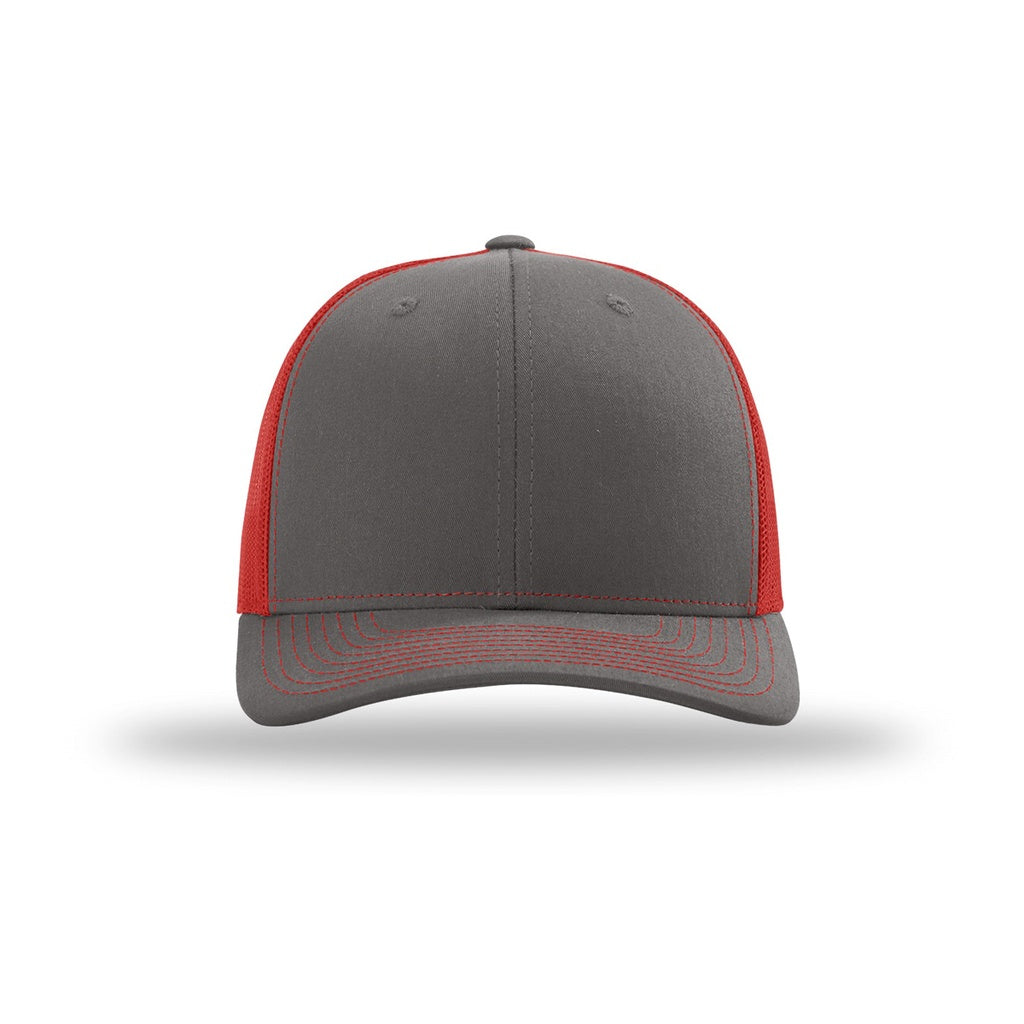 Charcoal/ Red