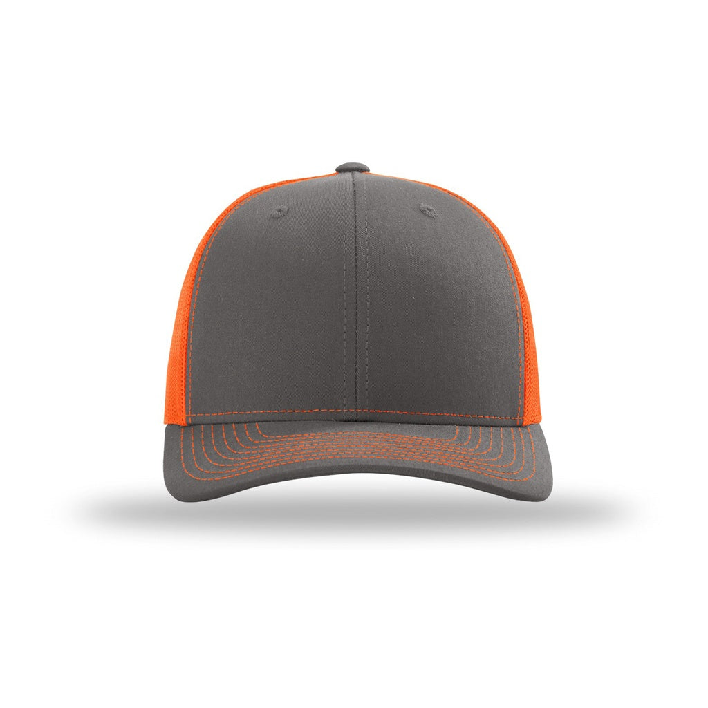Charcoal/ Neon Orange