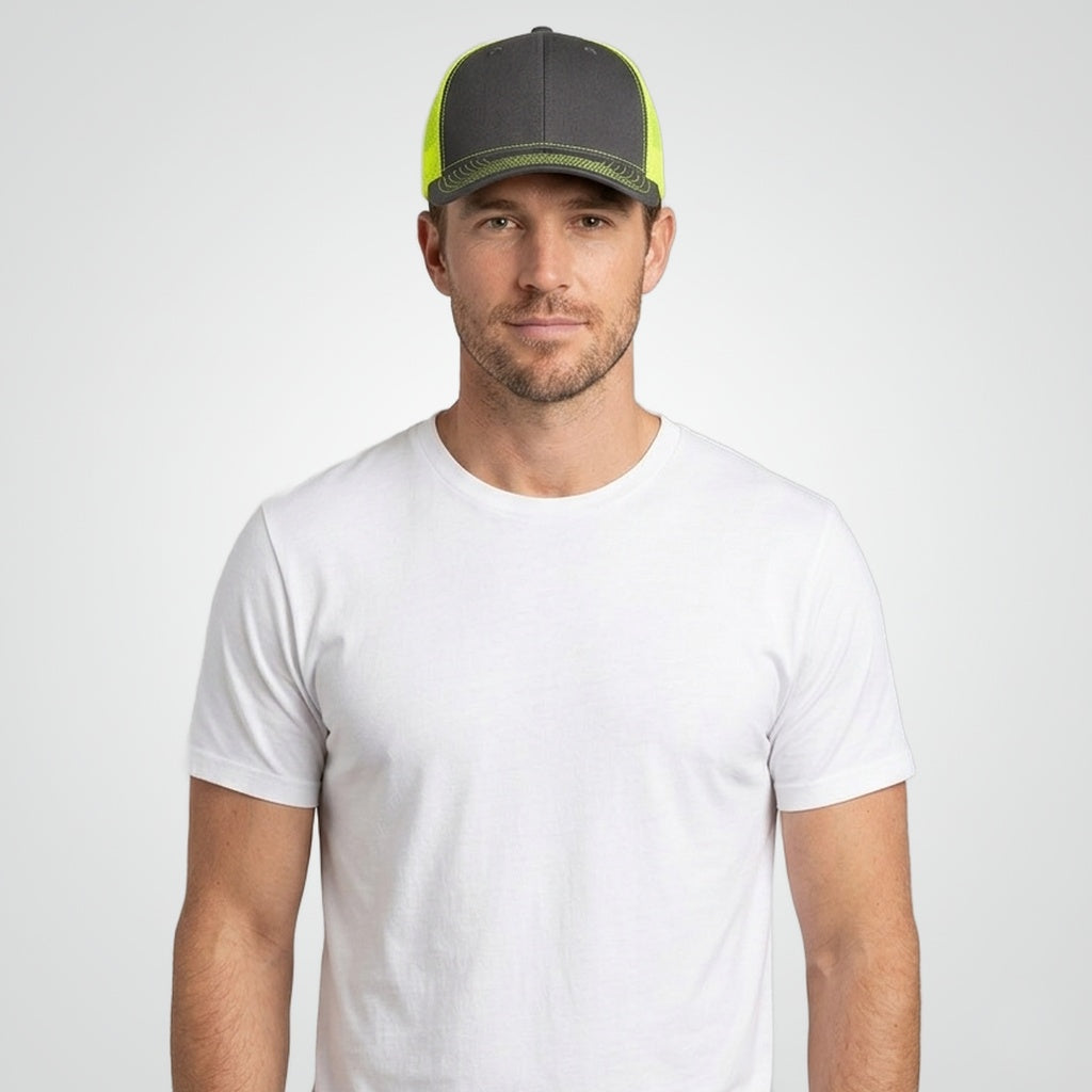 Charcoal/ Neon Yellow