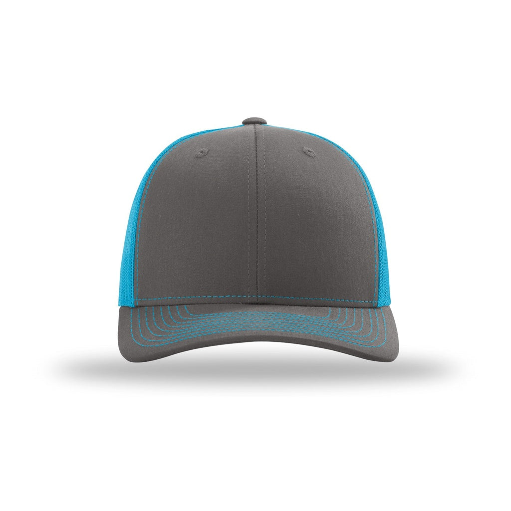 Charcoal/ Neon Blue