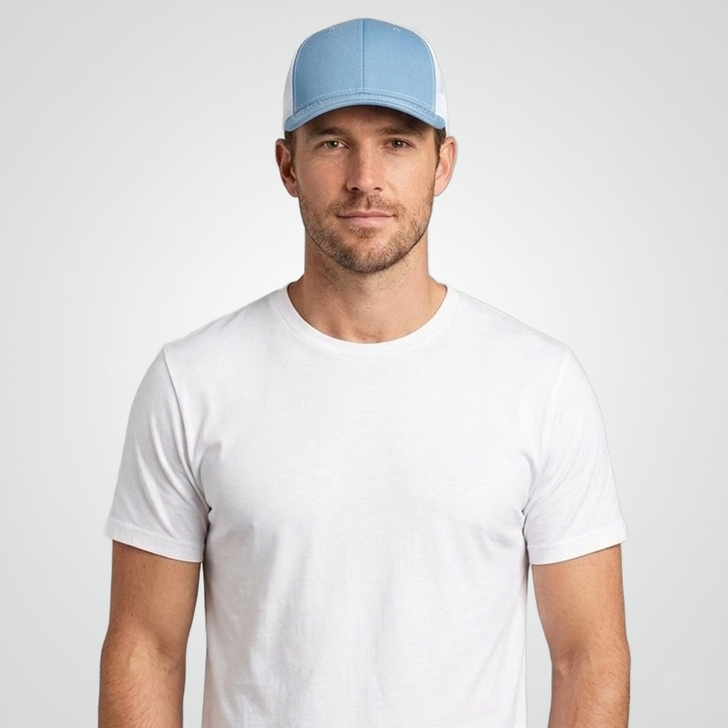 Columbia Blue/ White