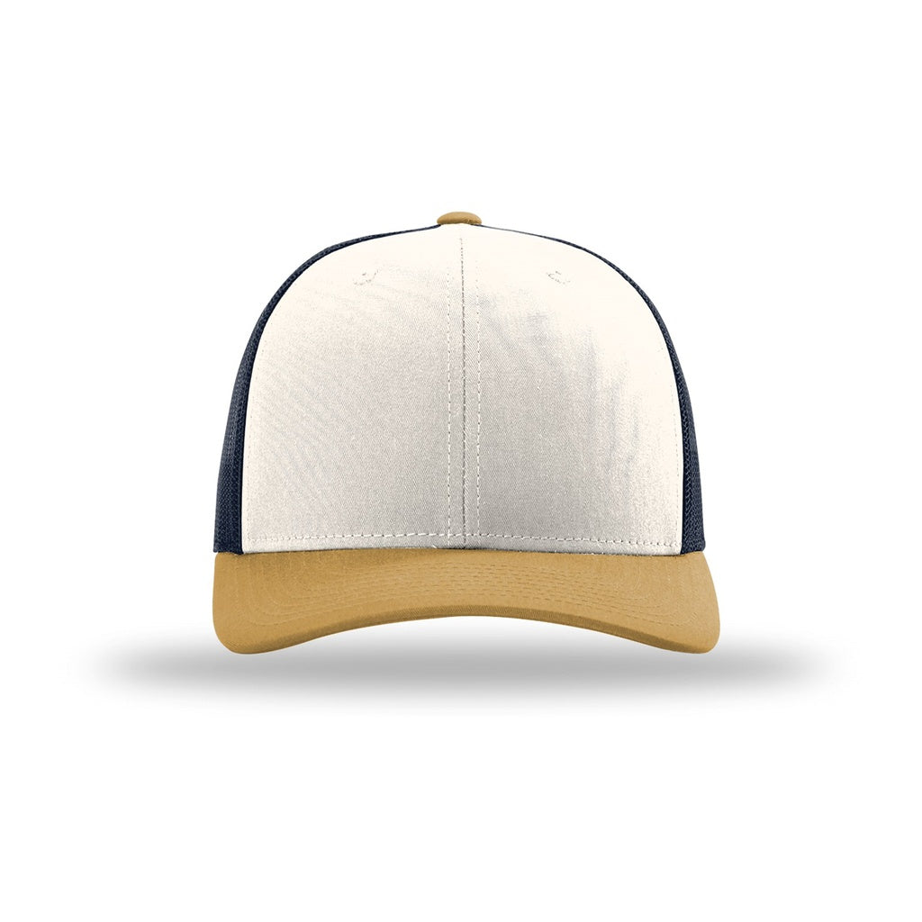 Cream/ Navy/ Amber Gold