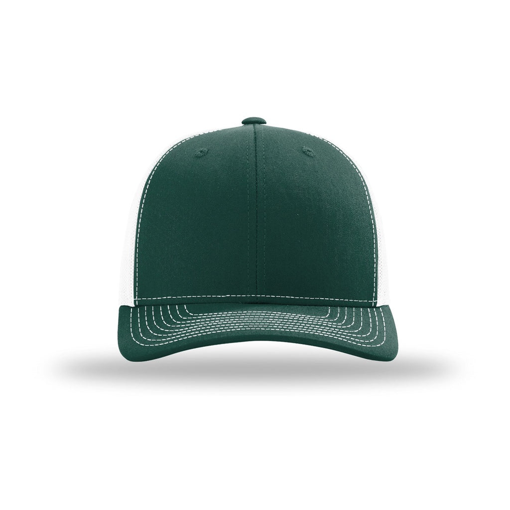 Dark Green/ White
