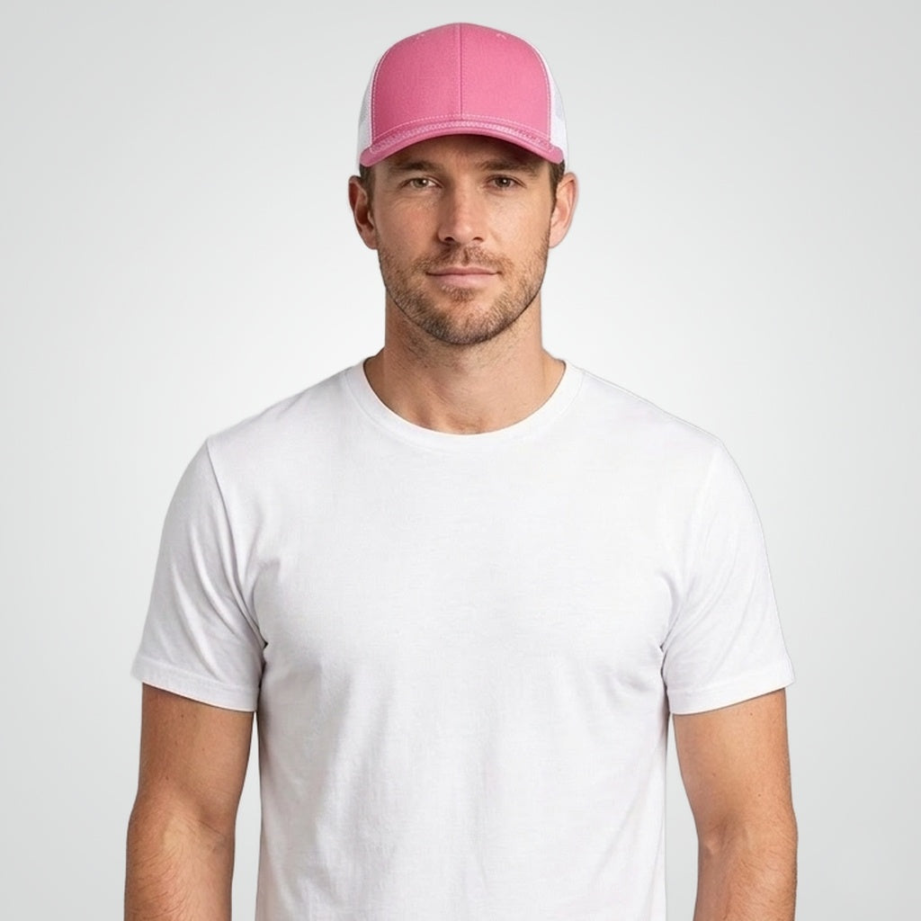 Hot Pink/ White
