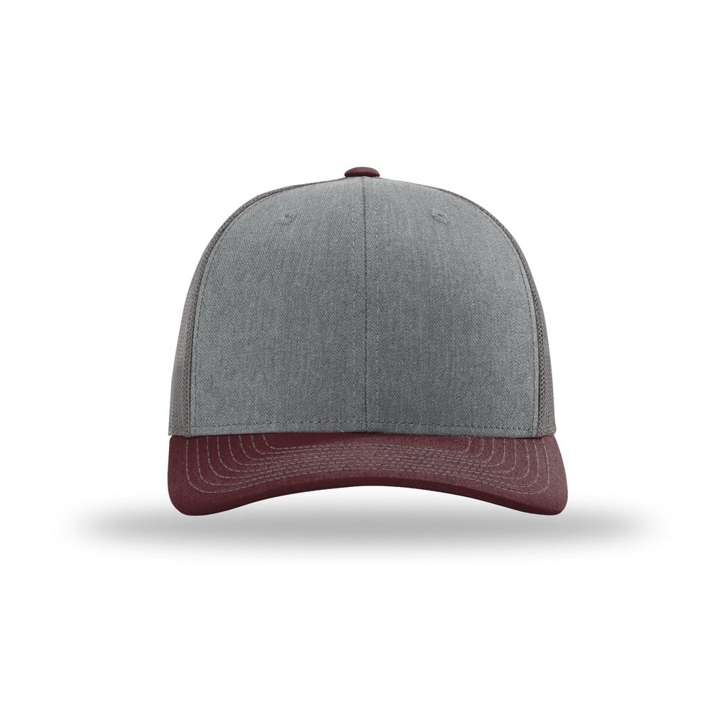 Heather Grey/ Charcoal/ Maroon