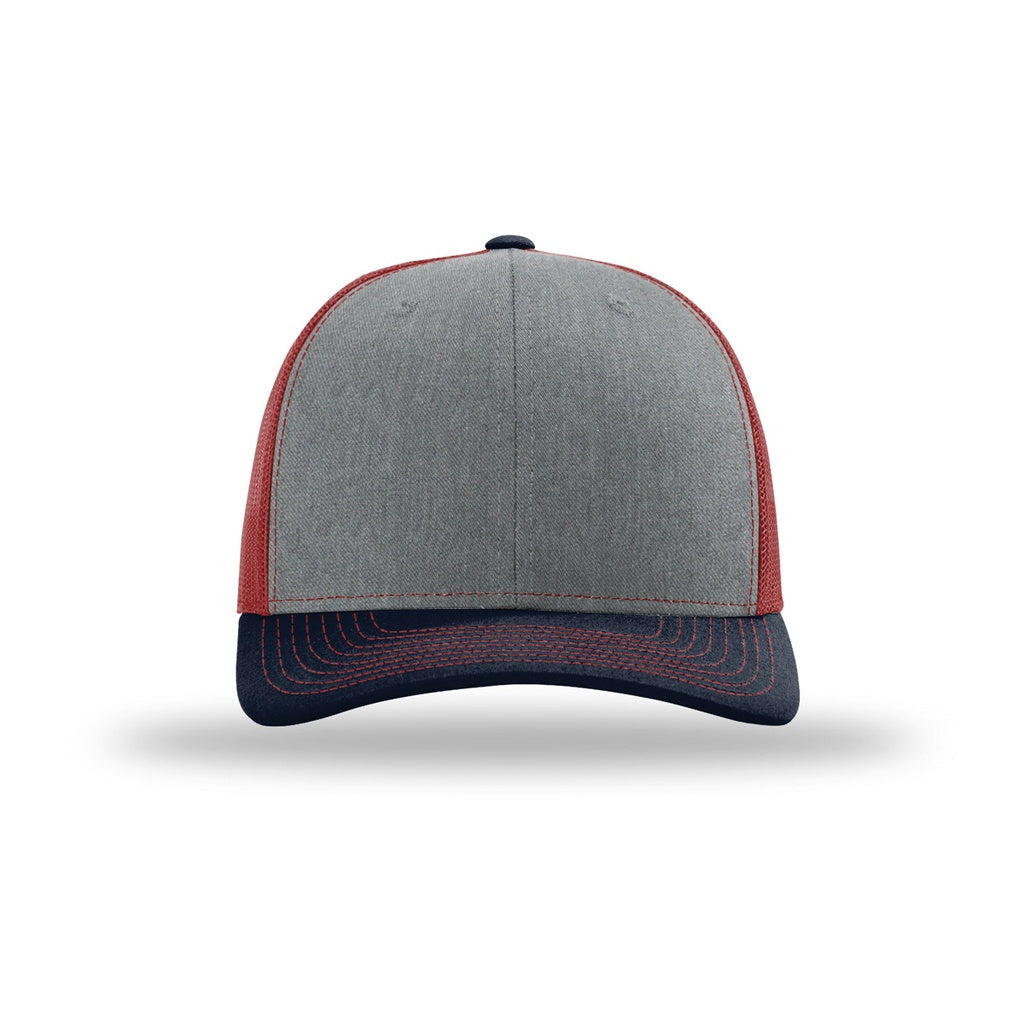 Heather Grey/ Cardinal/ Navy