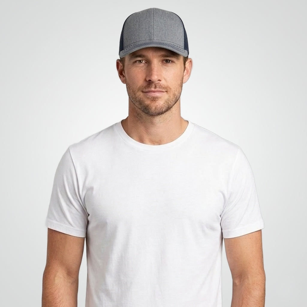 Heather Grey/ Navy