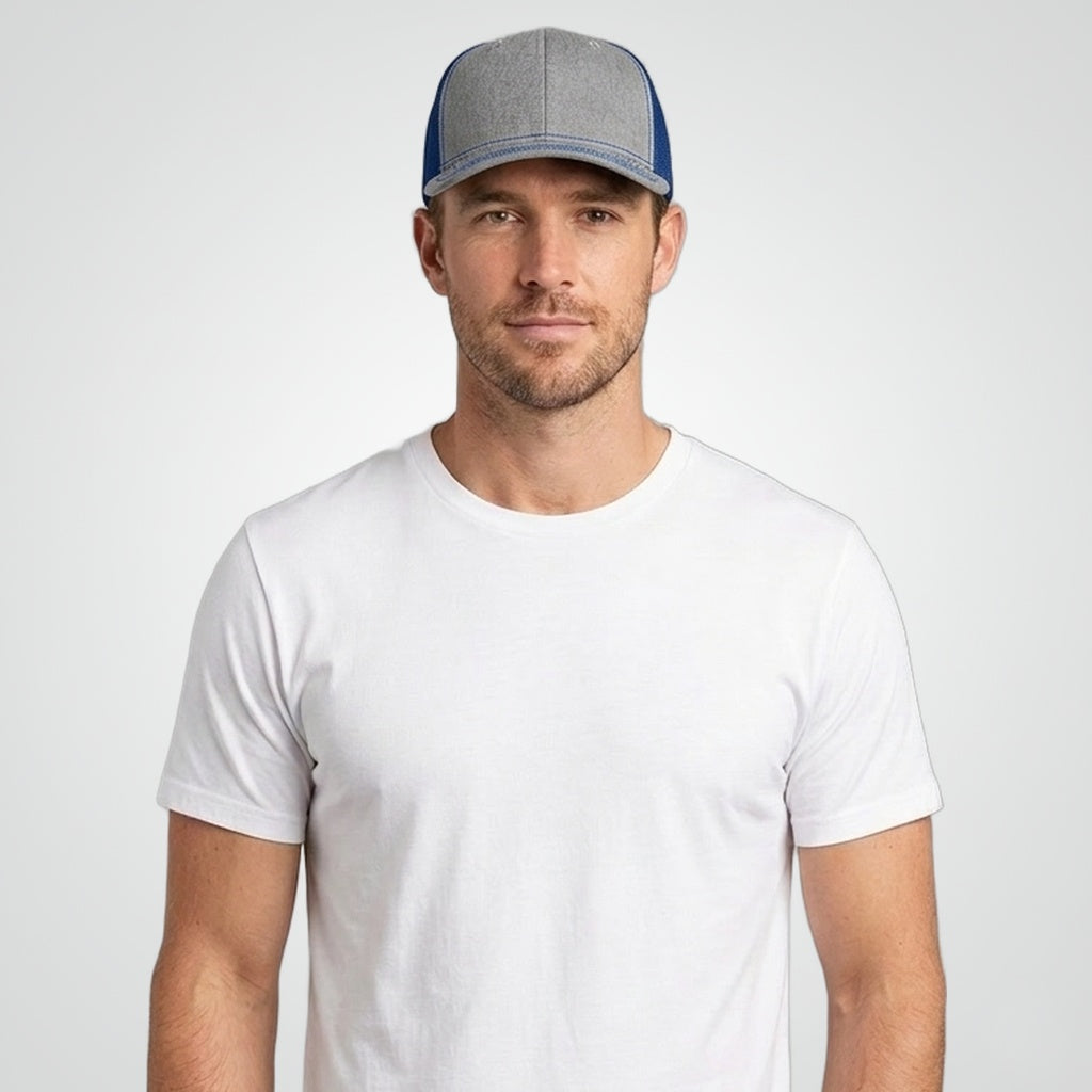 Heather Grey/ Royal