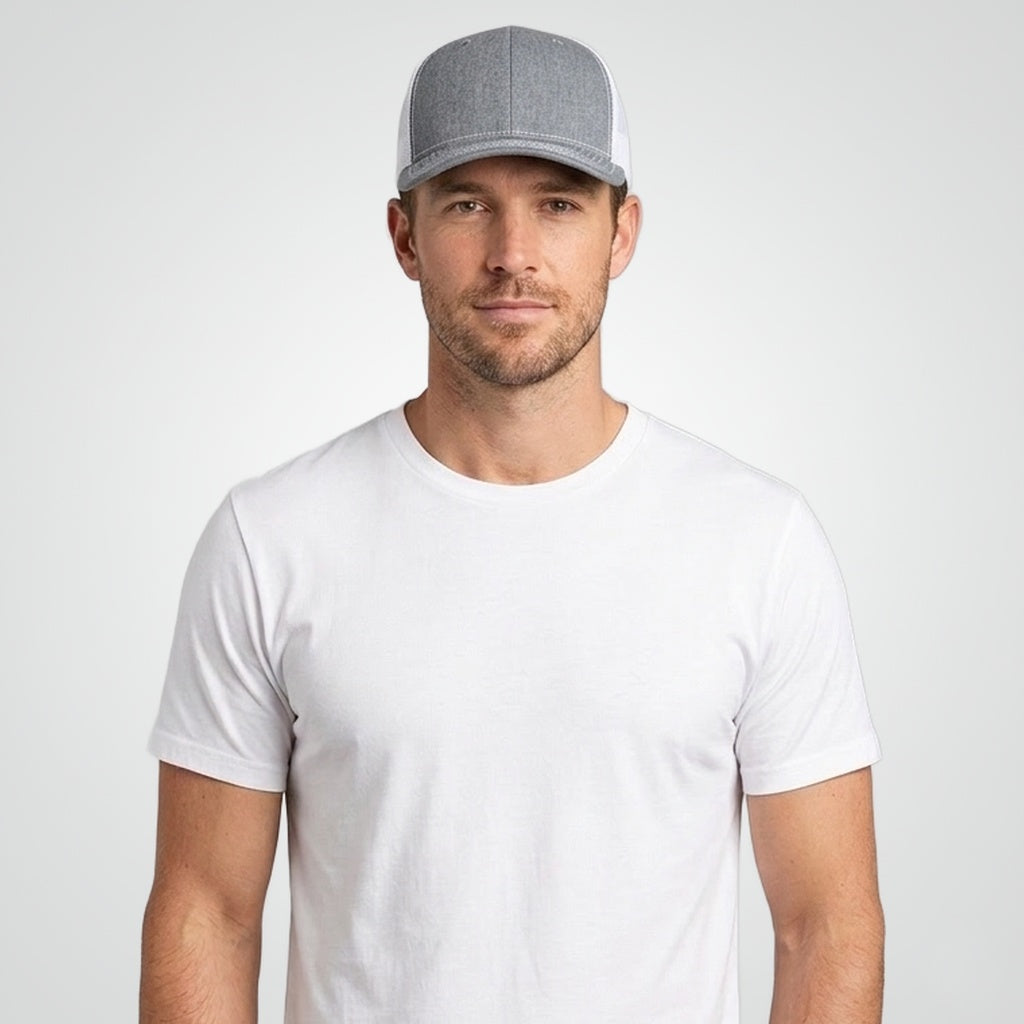 Heather Grey/ White