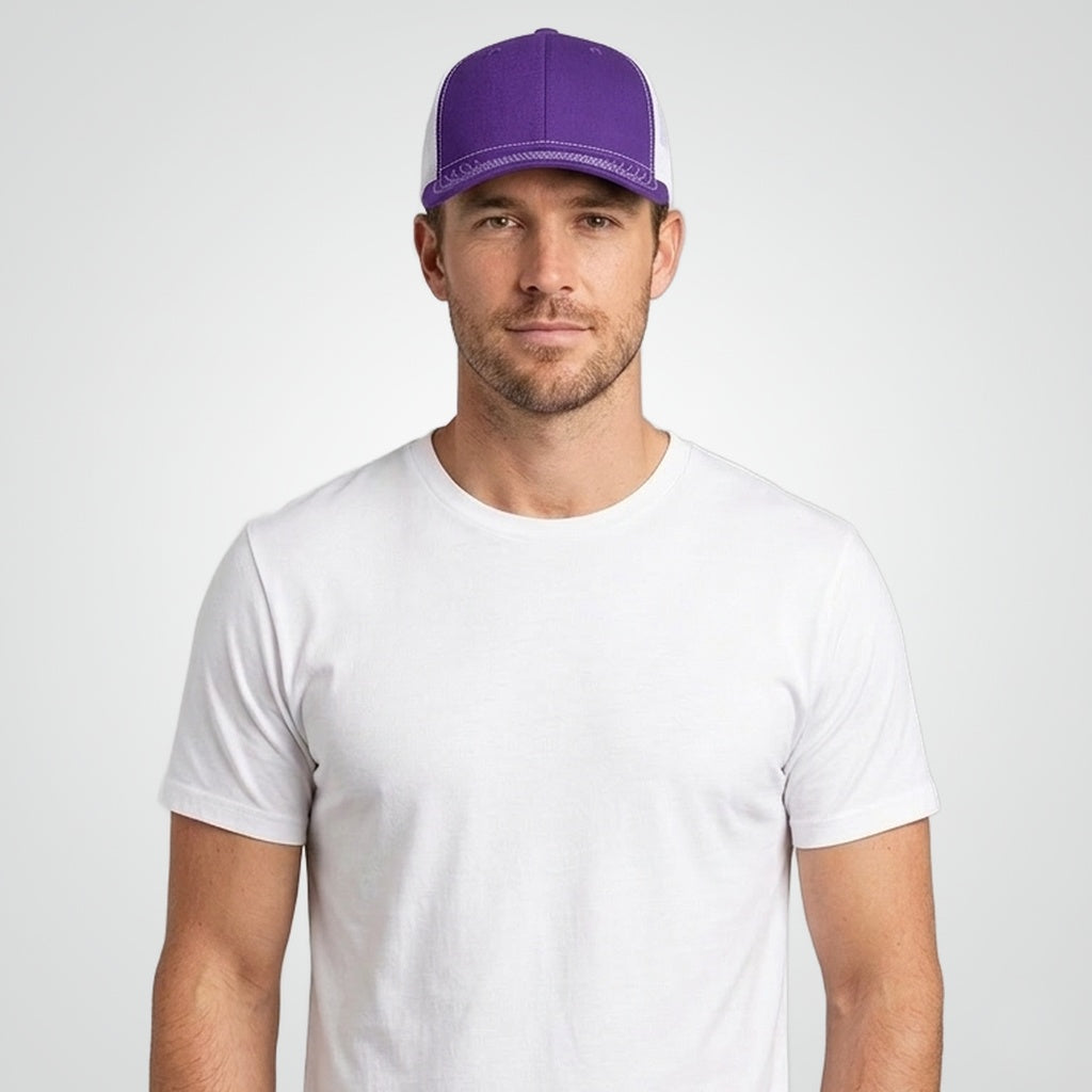 Purple/ White