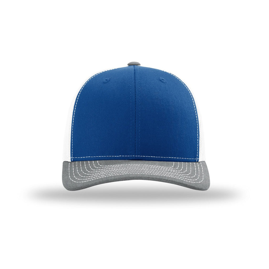 Royal/ White/ Heather Grey