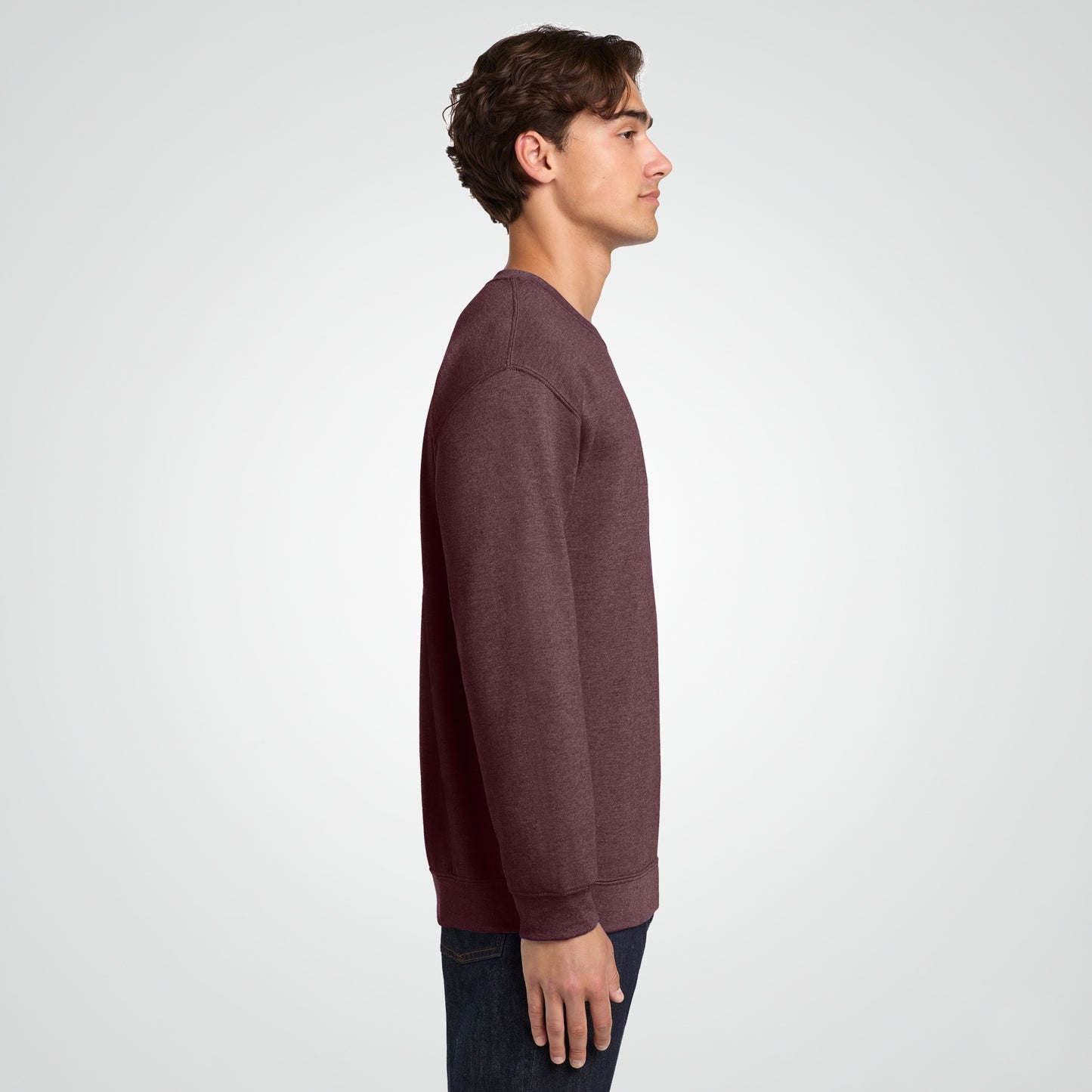 Heather Dark Maroon