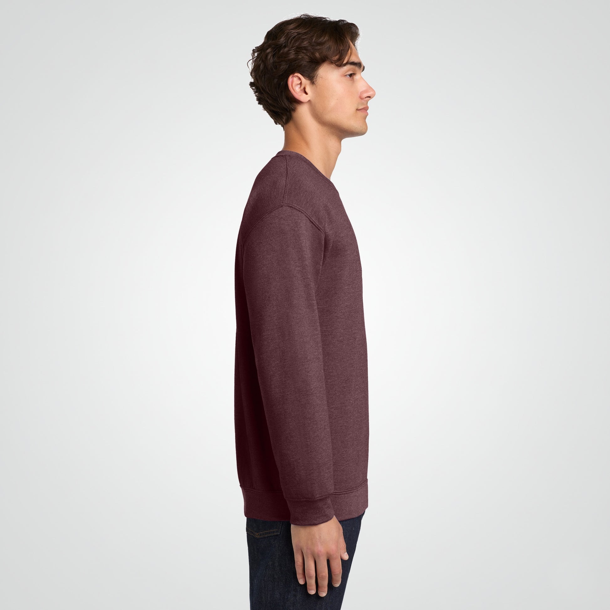 Heather Dark Maroon
