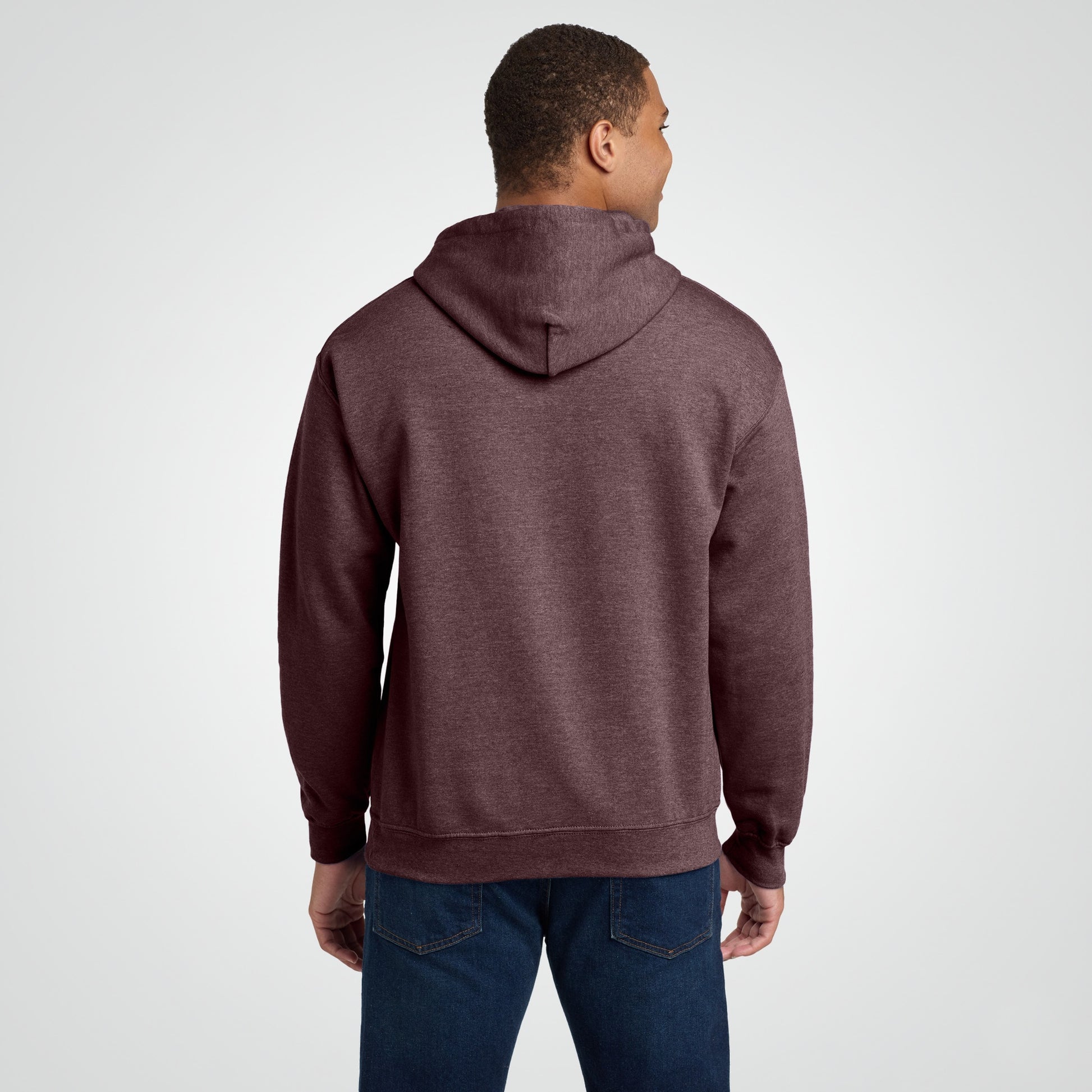 Heather Dark Maroon