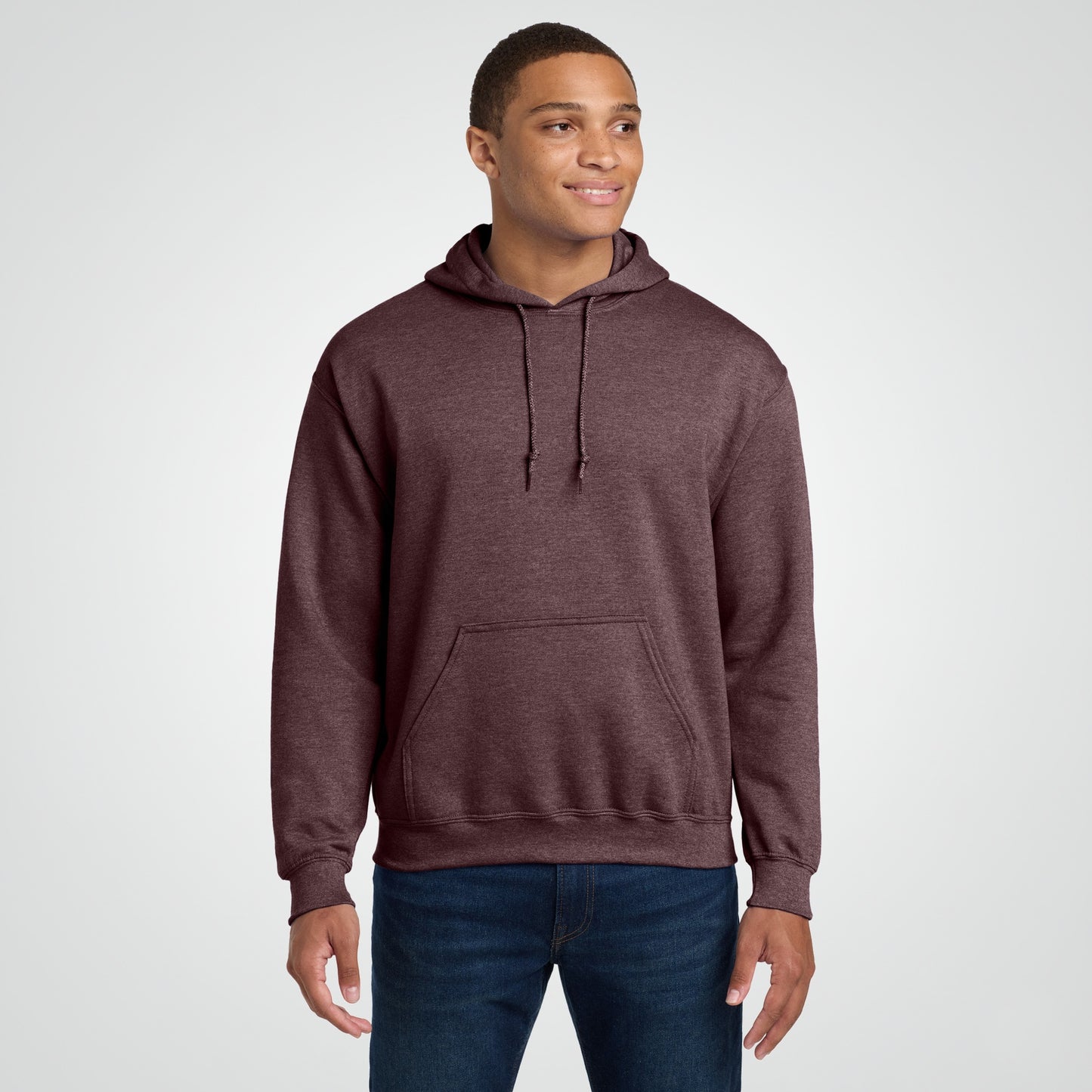 Heather Dark Maroon