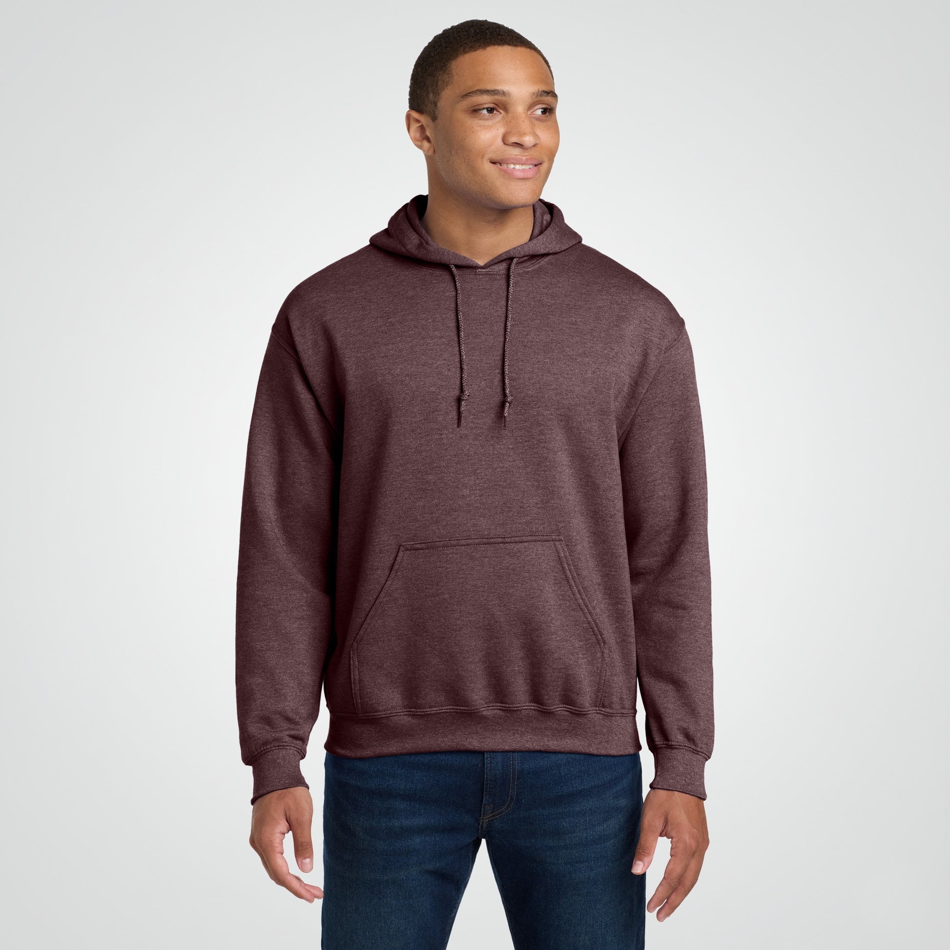 Heather Dark Maroon