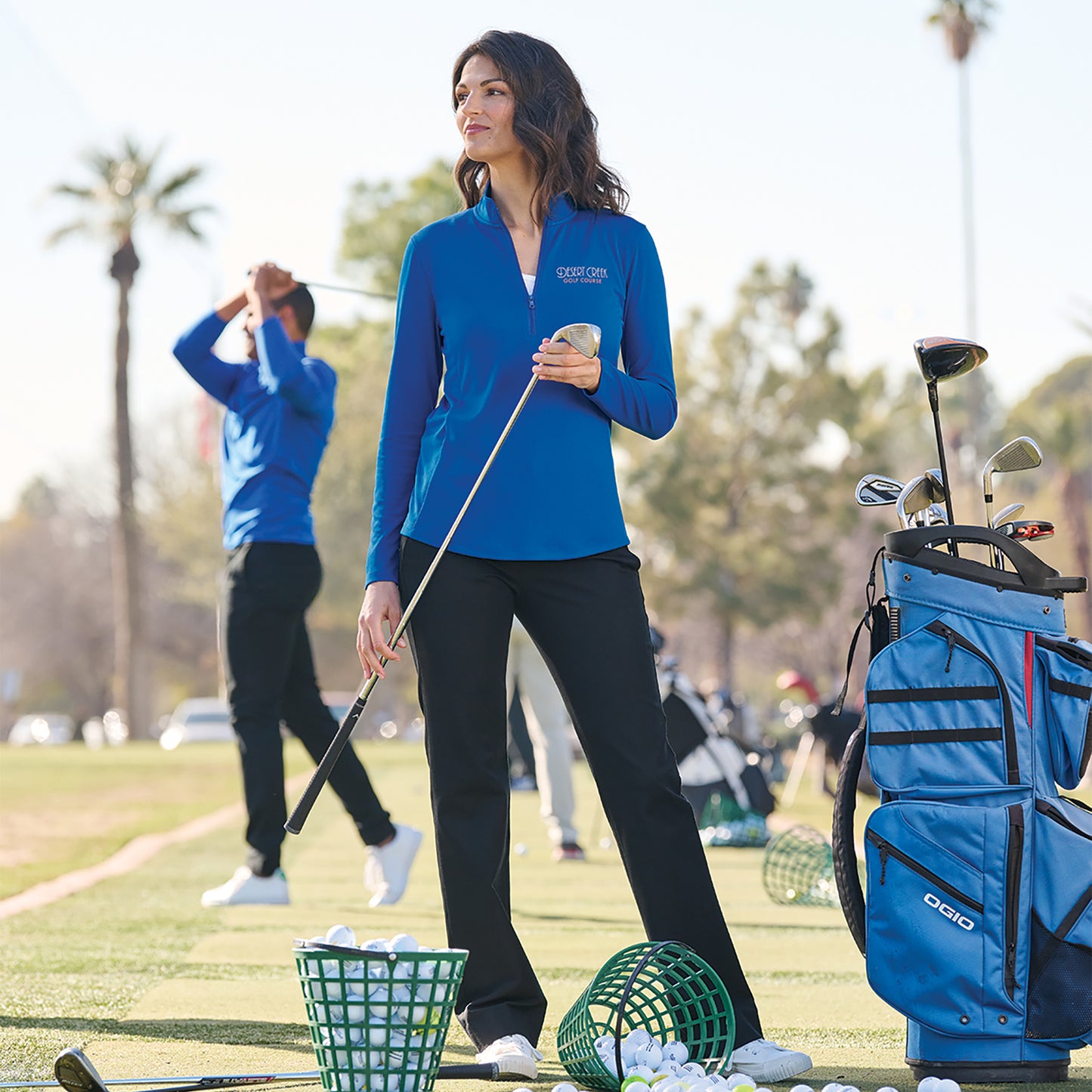 Women's Custom UPF Quarter-Zip | Port Authority LK112