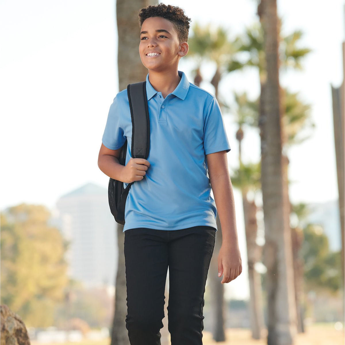 Custom Youth UV Polo | Port Authority® Y110 Dry Zone® Micro-Mesh