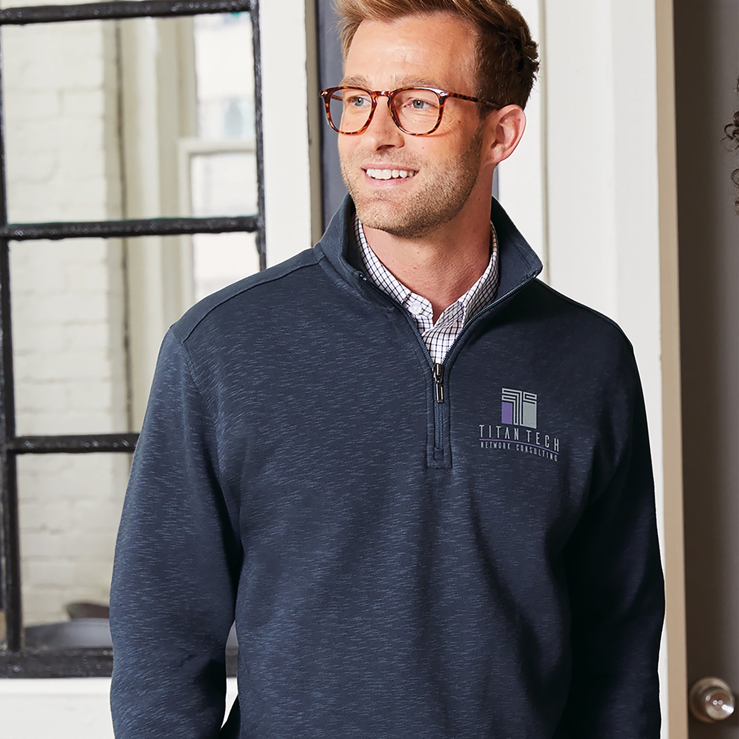 Slub Fleece 1/4-Zip | Port Authority® F295