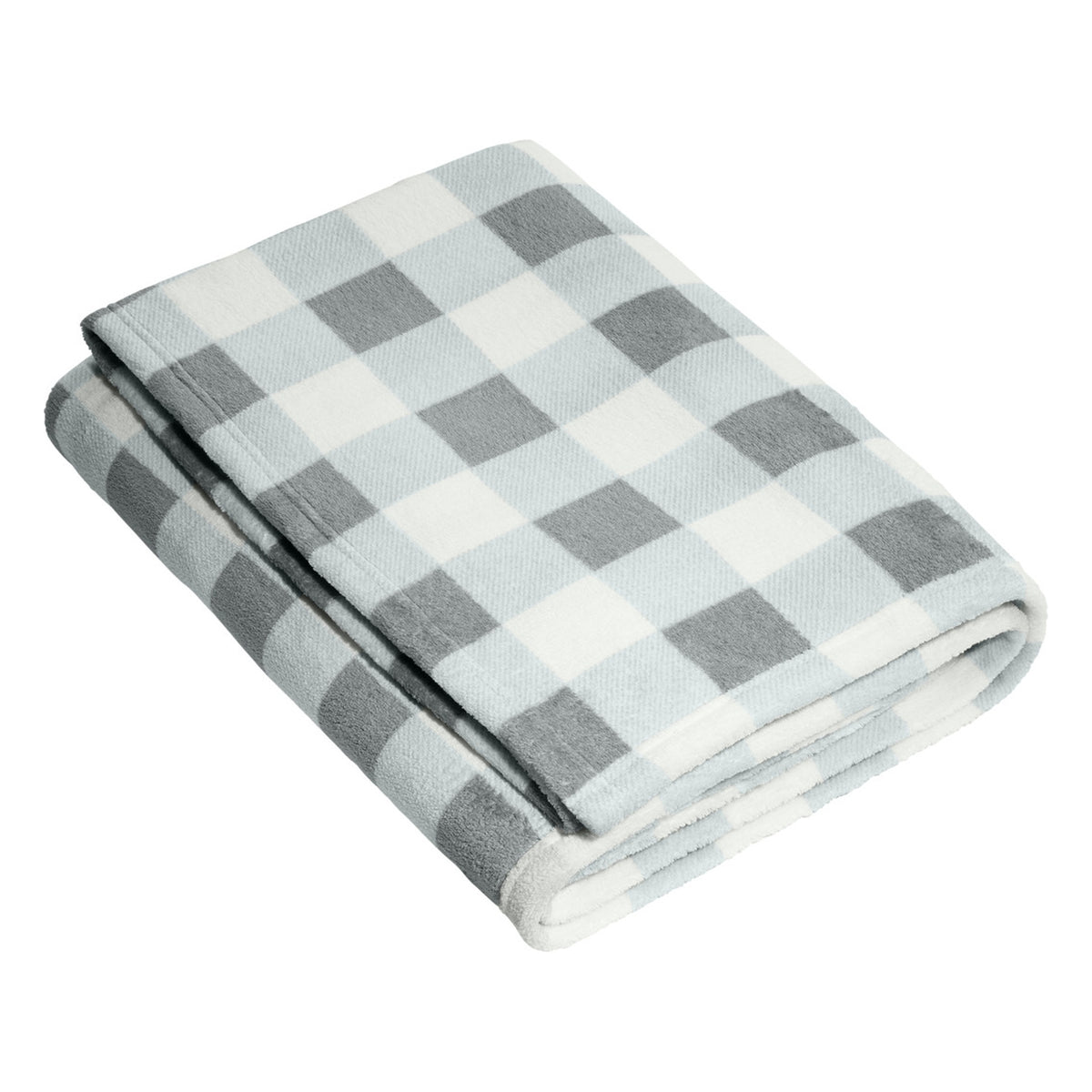 Marshmallow/ Monument Grey Check