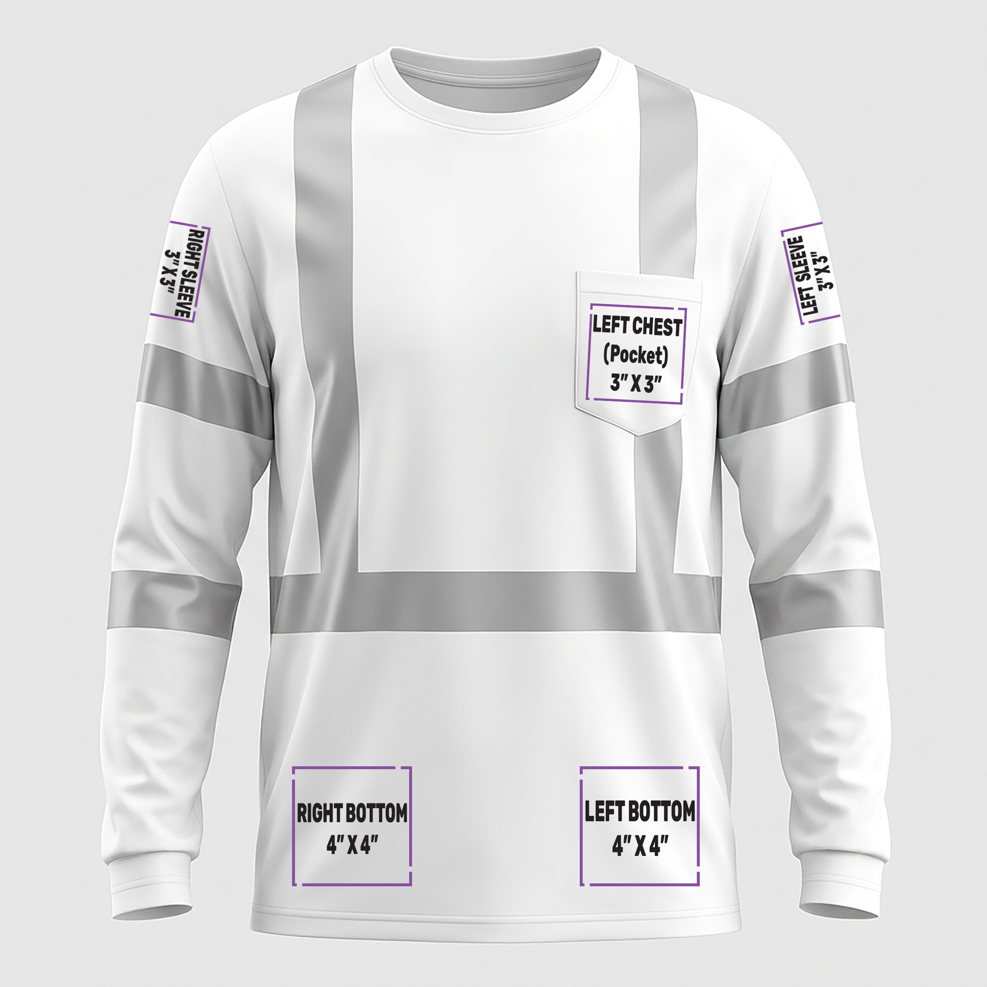 Long Sleeve T-Shirt | CornerStone® CS203 ANSI Class 3