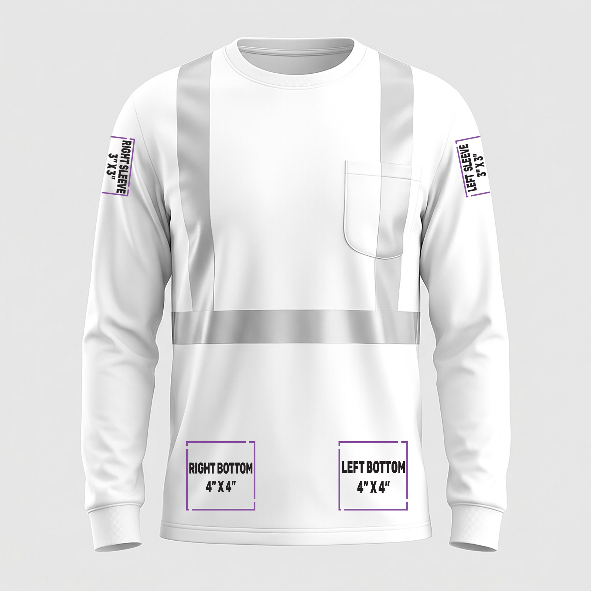 Long Sleeve T-Shirt | CornerStone® CS401LS ANSI Class 2