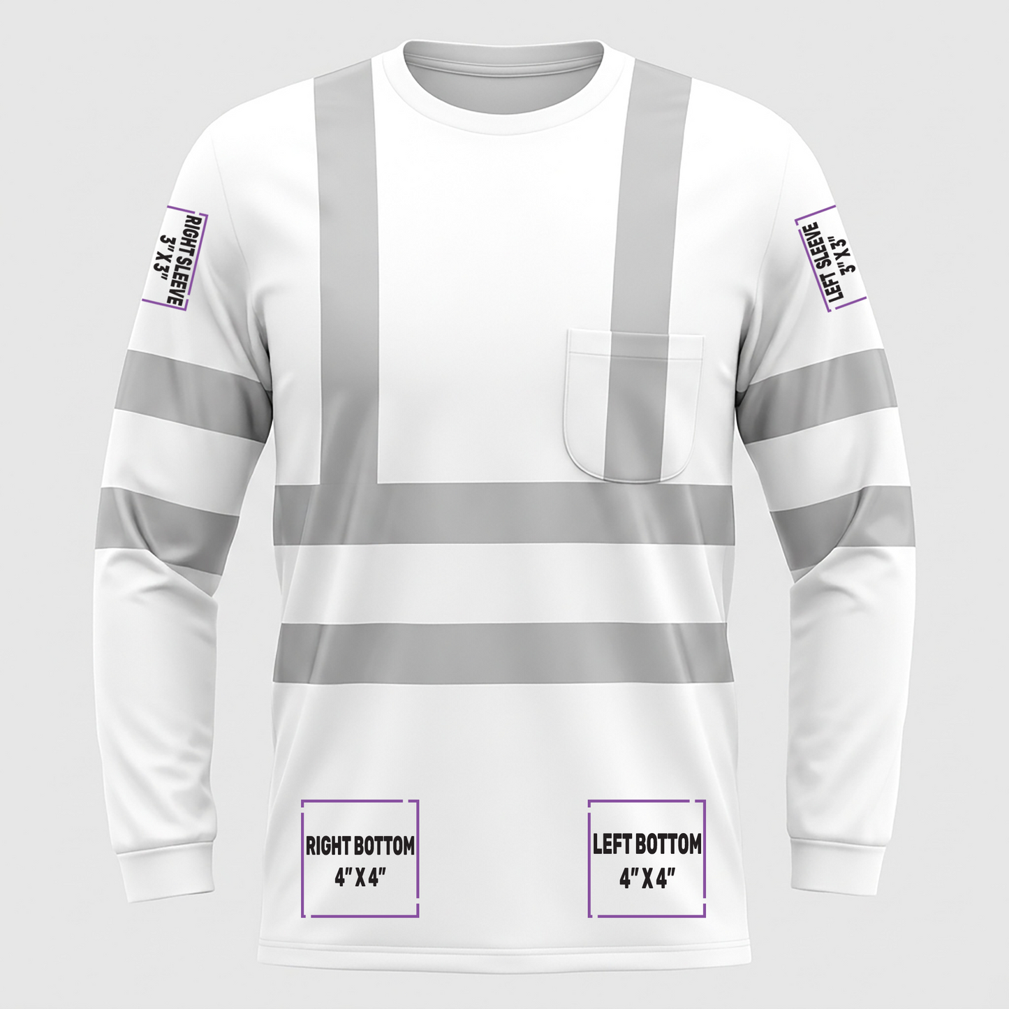 Long Sleeve T-Shirt | CornerStone® CS409 ANSI Class 3