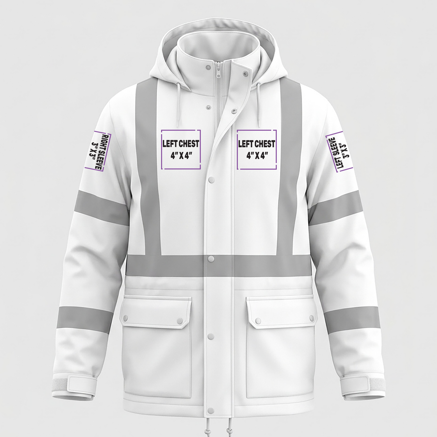 ANSI 107 Class 3 Ripstop Rain Jacket | CornerStone® CSJ504