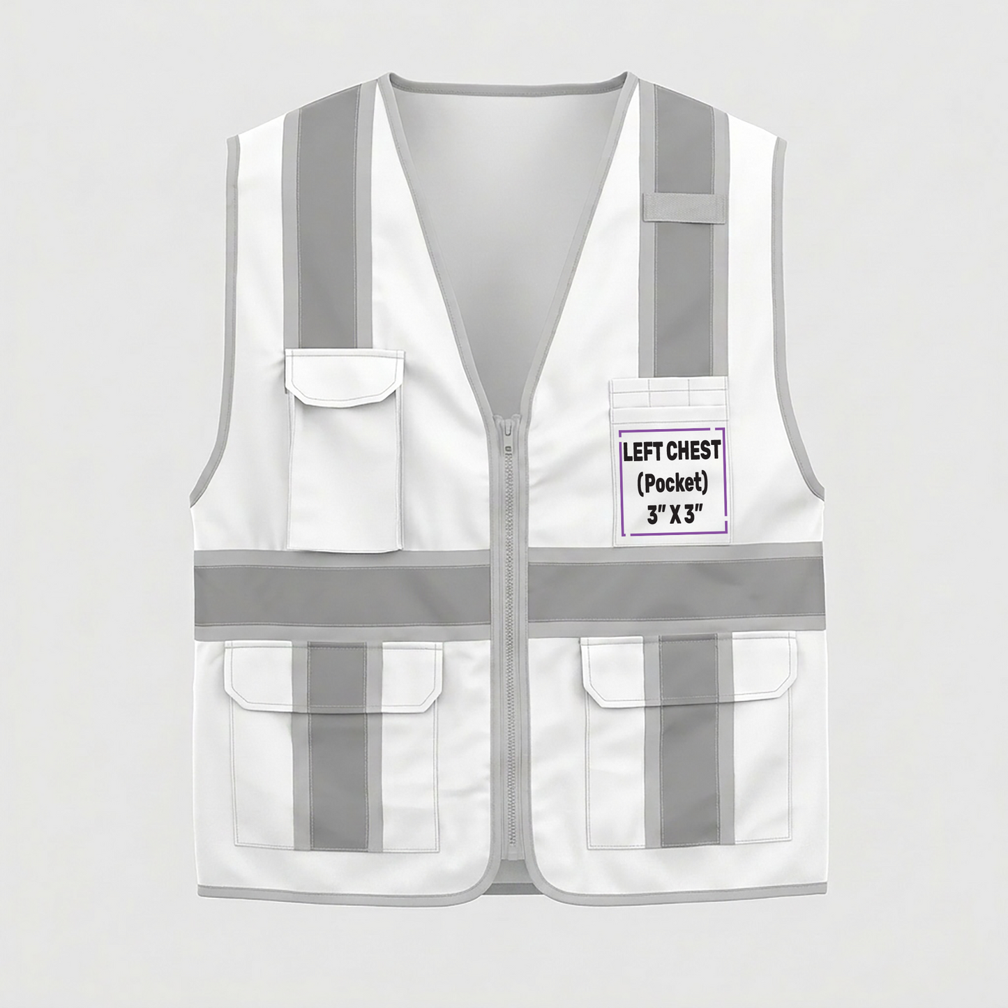 ANSI 107 Class 2 Surveyor Zippered Two-Tone Vest | CornerStone® CSV105