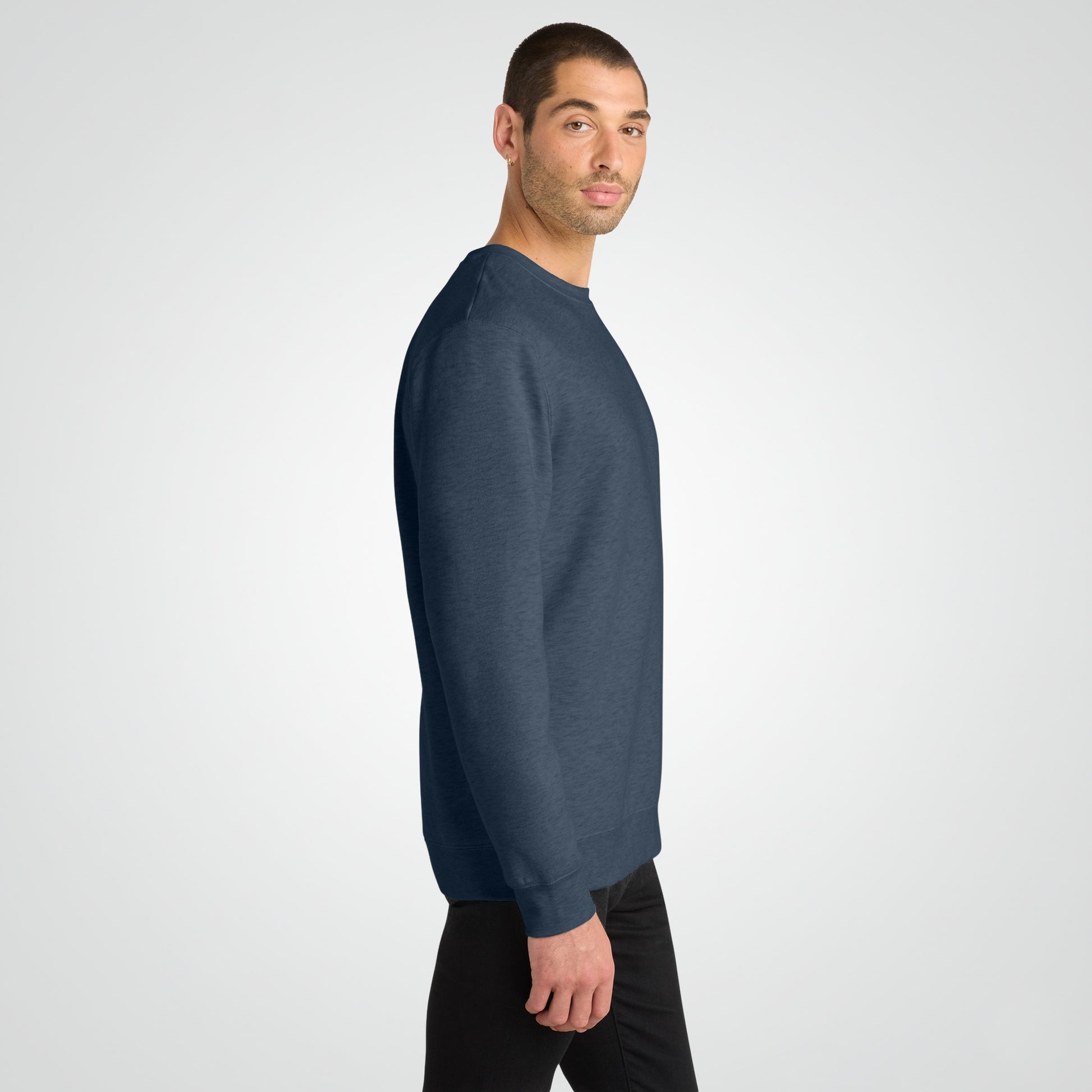 Heathered Navy