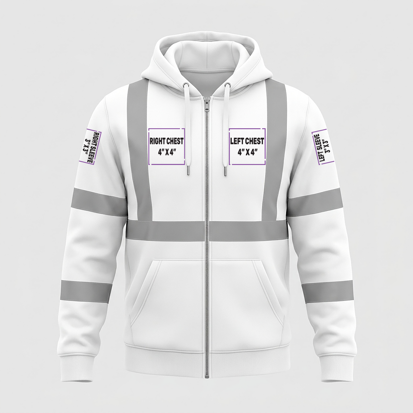 A107 Class 3 Heavy-Duty Fleece Full-Zip Hoodie | CornerStone® CSF300