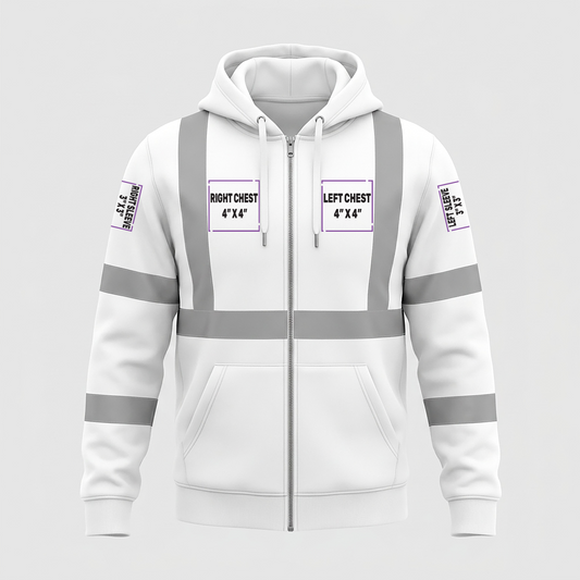 A107 Class 3 Heavy-Duty Fleece Full-Zip Hoodie | CornerStone® CSF300