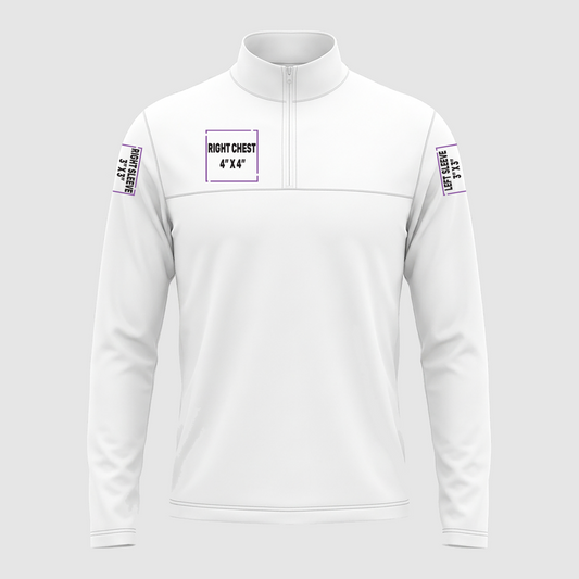 Custom 1/4-Zip Fleece | The North Face® NF0A7V4L Glacier