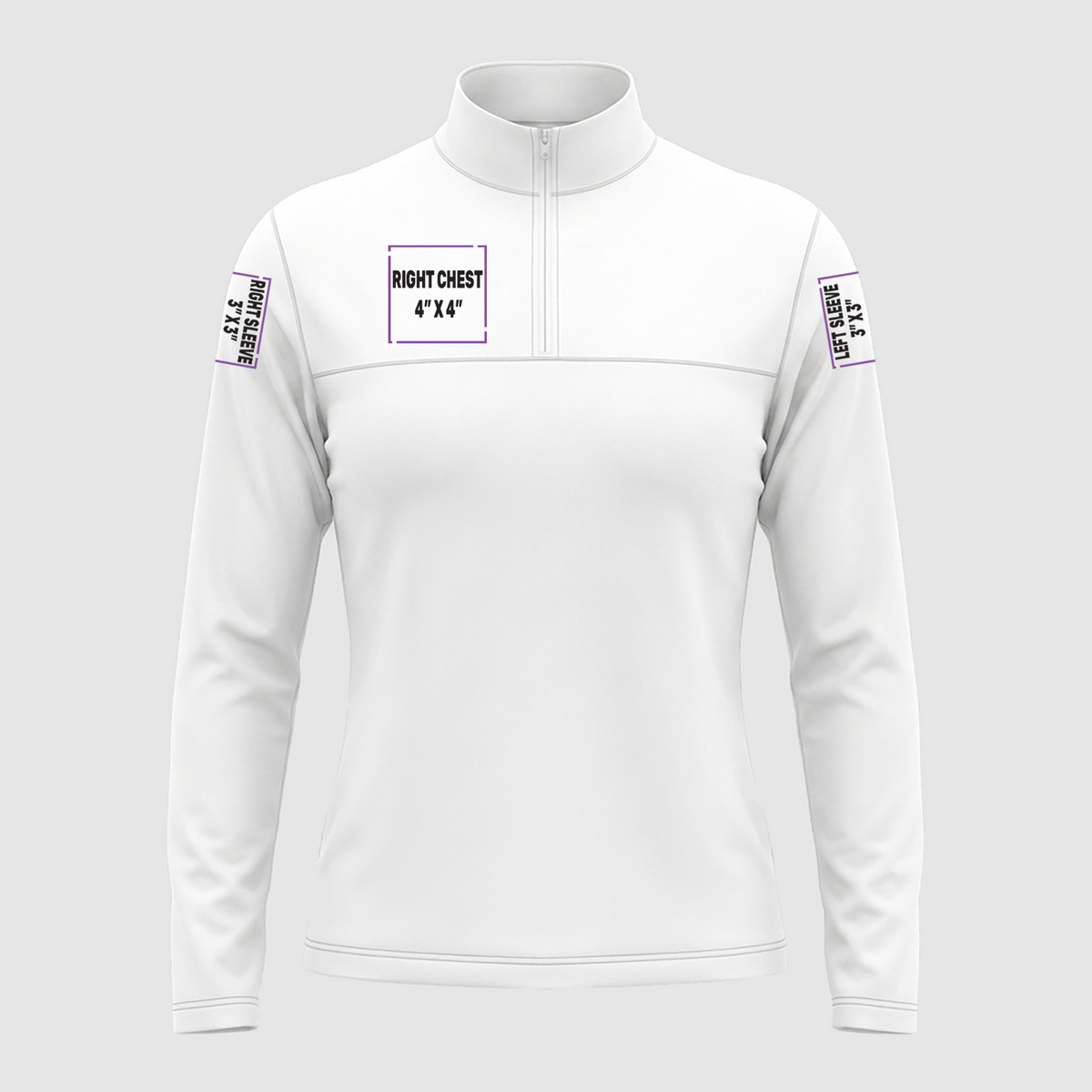 Custom Women's 1/4-Zip Fleece | The North Face® NF0A7V4M Glacier