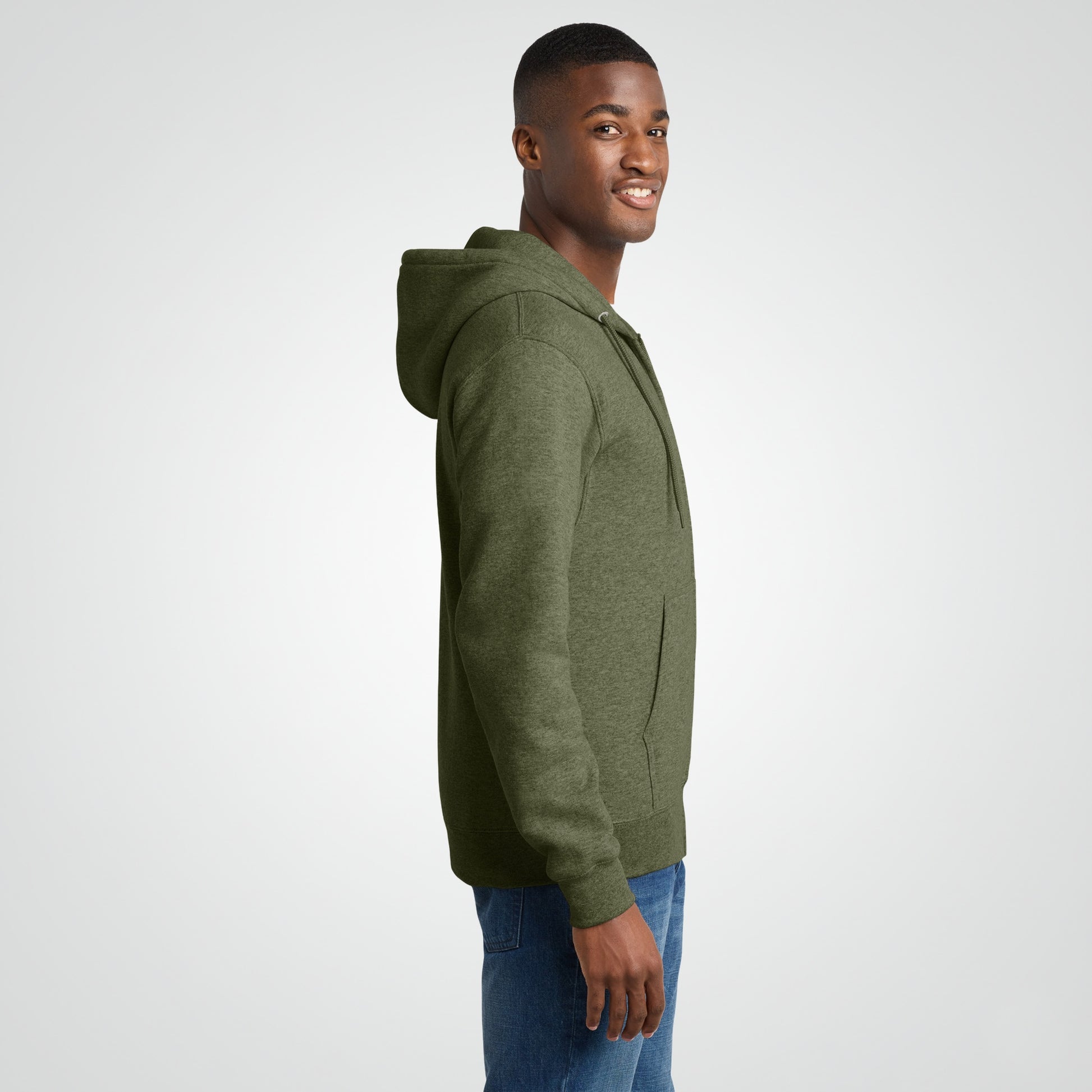 Olive Drab Green Heather