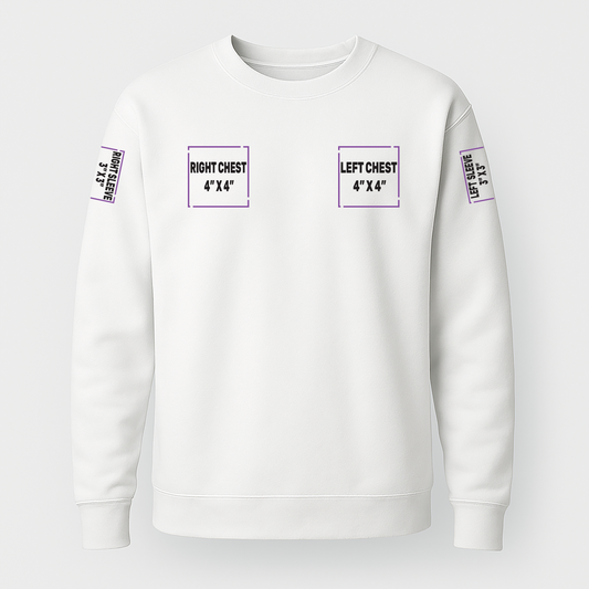 Custom Crewneck Sweatshirt | Nike® NKFD9863 Club Fleece