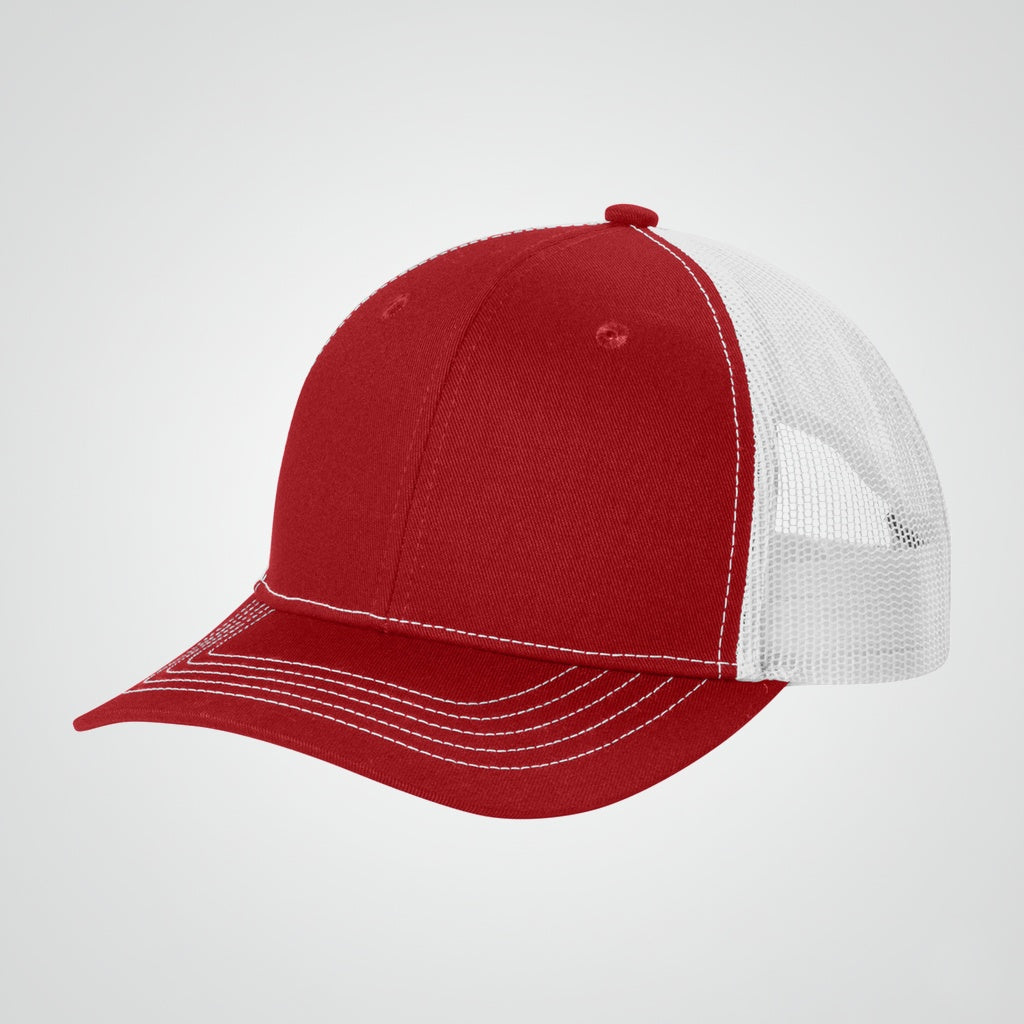 Flame Red/ White