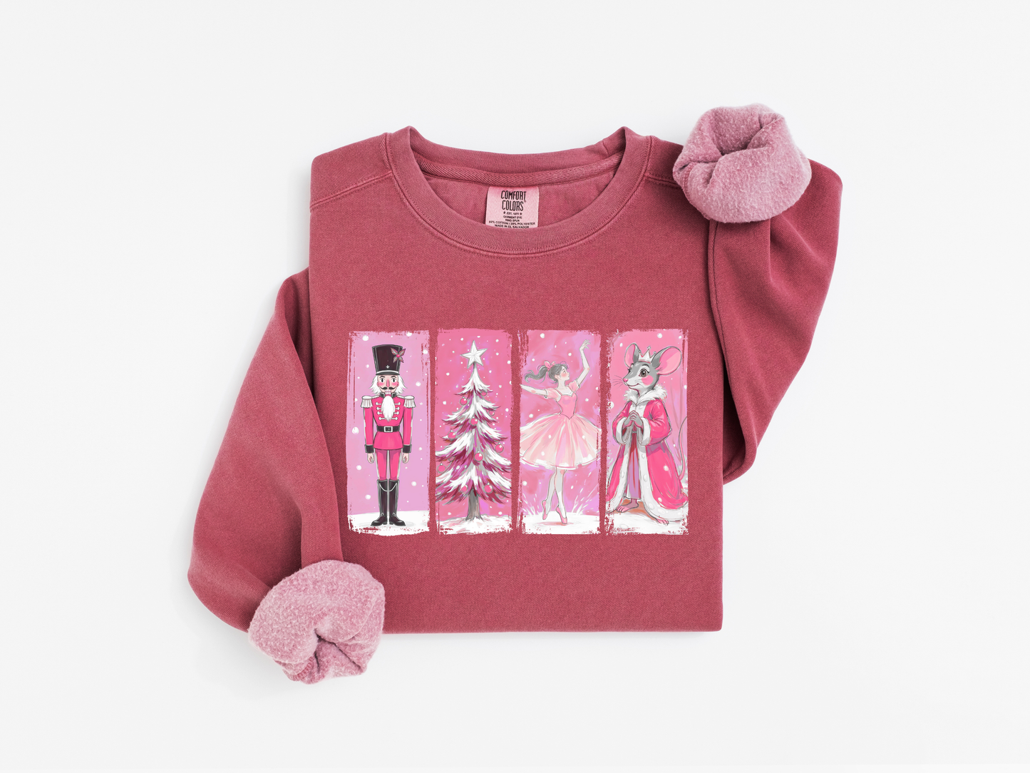 Retro Nutcracker Ballet Christmas Sweatshirt: Festive Holiday Sweatshirt