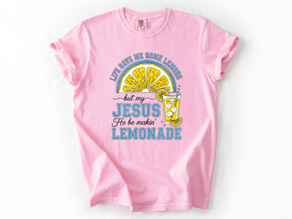 Jesus Makes Lemonade Shirt, Faith Apparel Christian Tee, Vintage Style Child of God T-Shirt, Forrest Frank Inspired Gift for Her