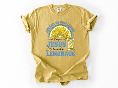 Jesus Makes Lemonade Shirt, Faith Apparel Christian Tee, Vintage Style Child of God T-Shirt, Forrest Frank Inspired Gift for Her