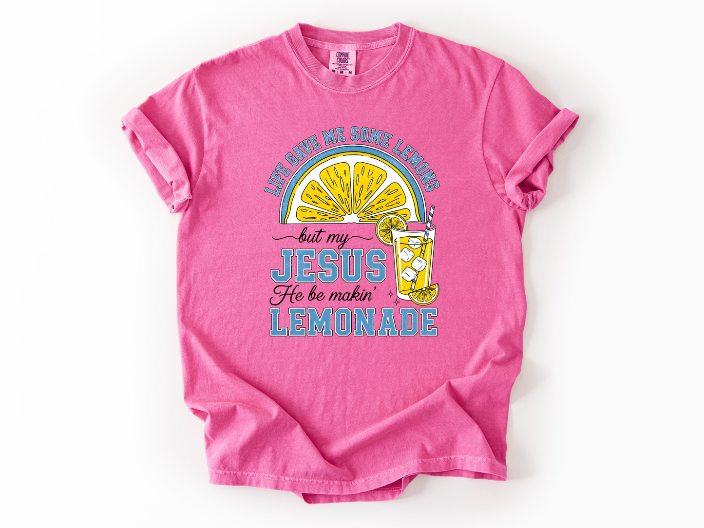 Jesus Makes Lemonade Shirt, Faith Apparel Christian Tee, Vintage Style Child of God T-Shirt, Forrest Frank Inspired Gift for Her