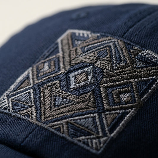 Premium machine embroidery close-up — CraftTory decoration service
