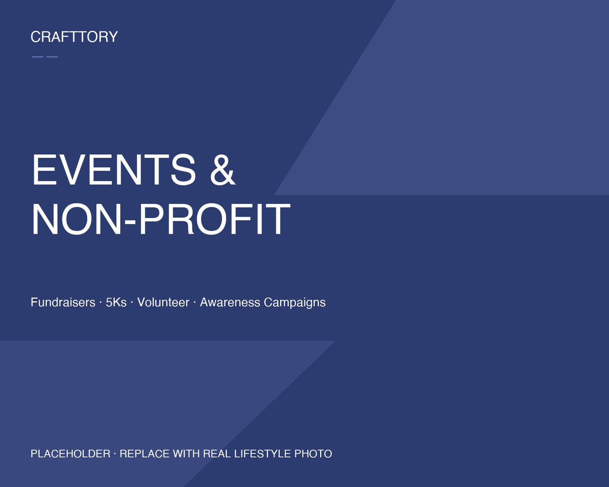 Custom Apparel for Events & Causes