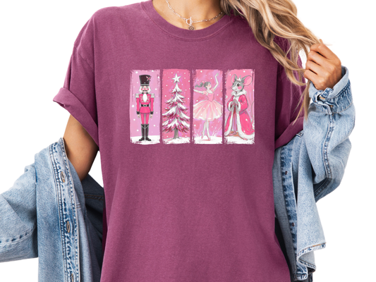 Nutcracker Ballet Christmas Shirt: Women's Holiday Tee