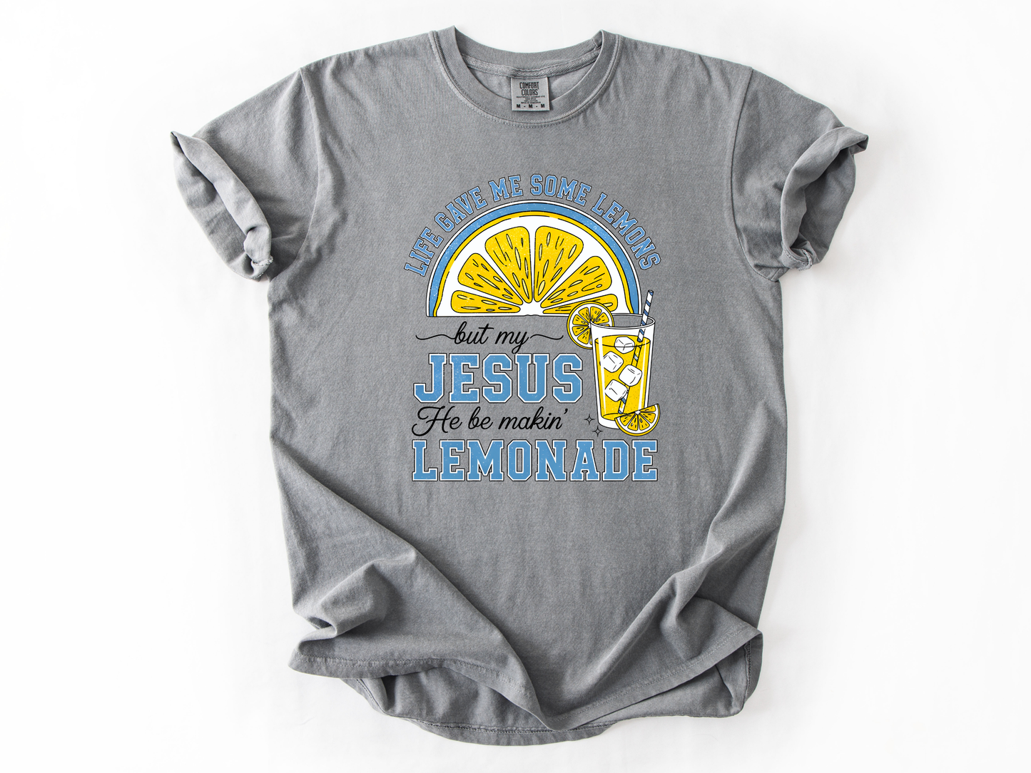 Jesus Makes Lemonade Shirt, Faith Apparel Christian Tee, Vintage Style Child of God T-Shirt, Forrest Frank Inspired Gift for Her