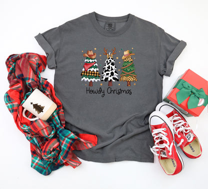 Howdy Christmas Shirt: Western Cowgirl Holiday Tee